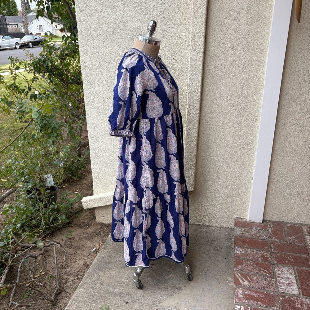 Matta NY beautiful Katia Dal tiered midi dress with great pockets - Picture 6 of 16